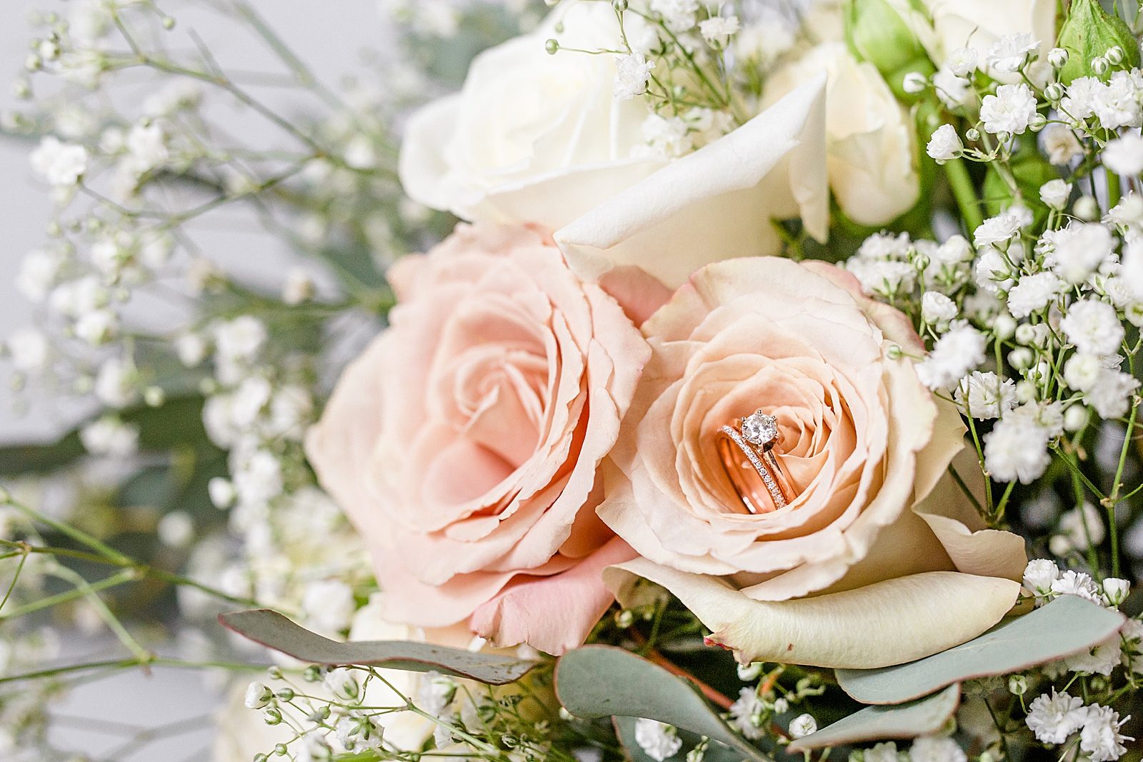KMP Bride's Details rign and flowers