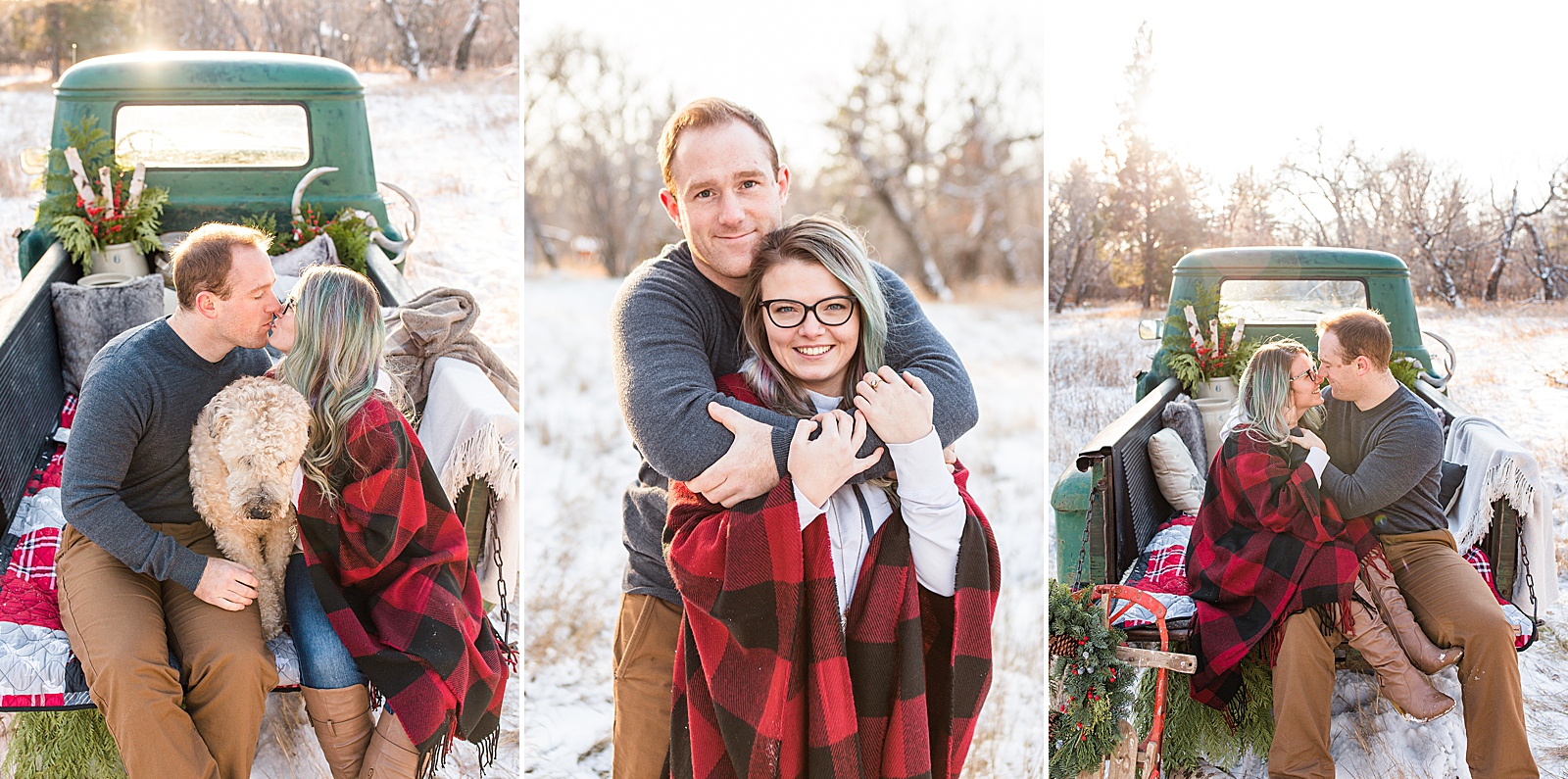 KMP Moose Jaw winter couple session